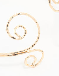 Gold Open Swirl Arm Cuff - link has visual effect only