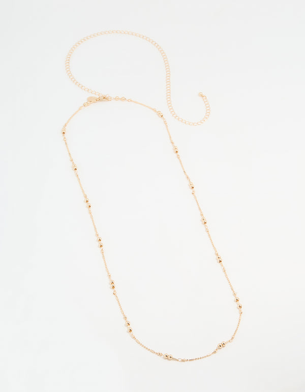 Gold Ball Fine Waist Chain