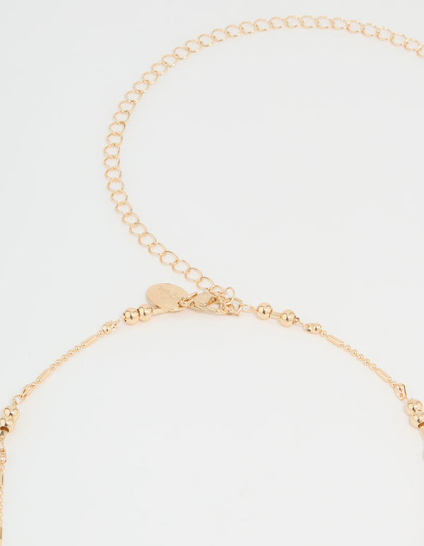 Gold Ball Fine Waist Chain