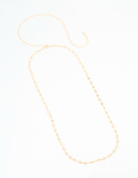 Gold Flower Waist Chain - link has visual effect only