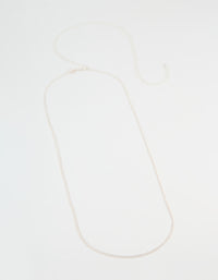 Silver Ball Layered Waist Chain - link has visual effect only