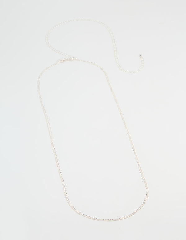 Silver Ball Layered Waist Chain