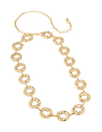 Gold Abstract Circle Belt - link has visual effect only