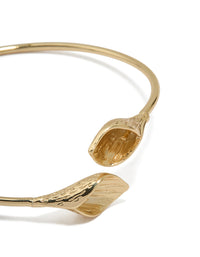 Gold Tulip Bangle - link has visual effect only