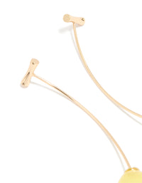 Gold Lemon Drop Earrings - link has visual effect only