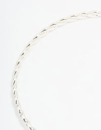 Silver Plated Cross & Faith Bangle - link has visual effect only