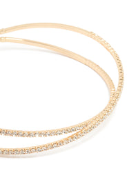 Gold Diamante Arm Cuff - link has visual effect only