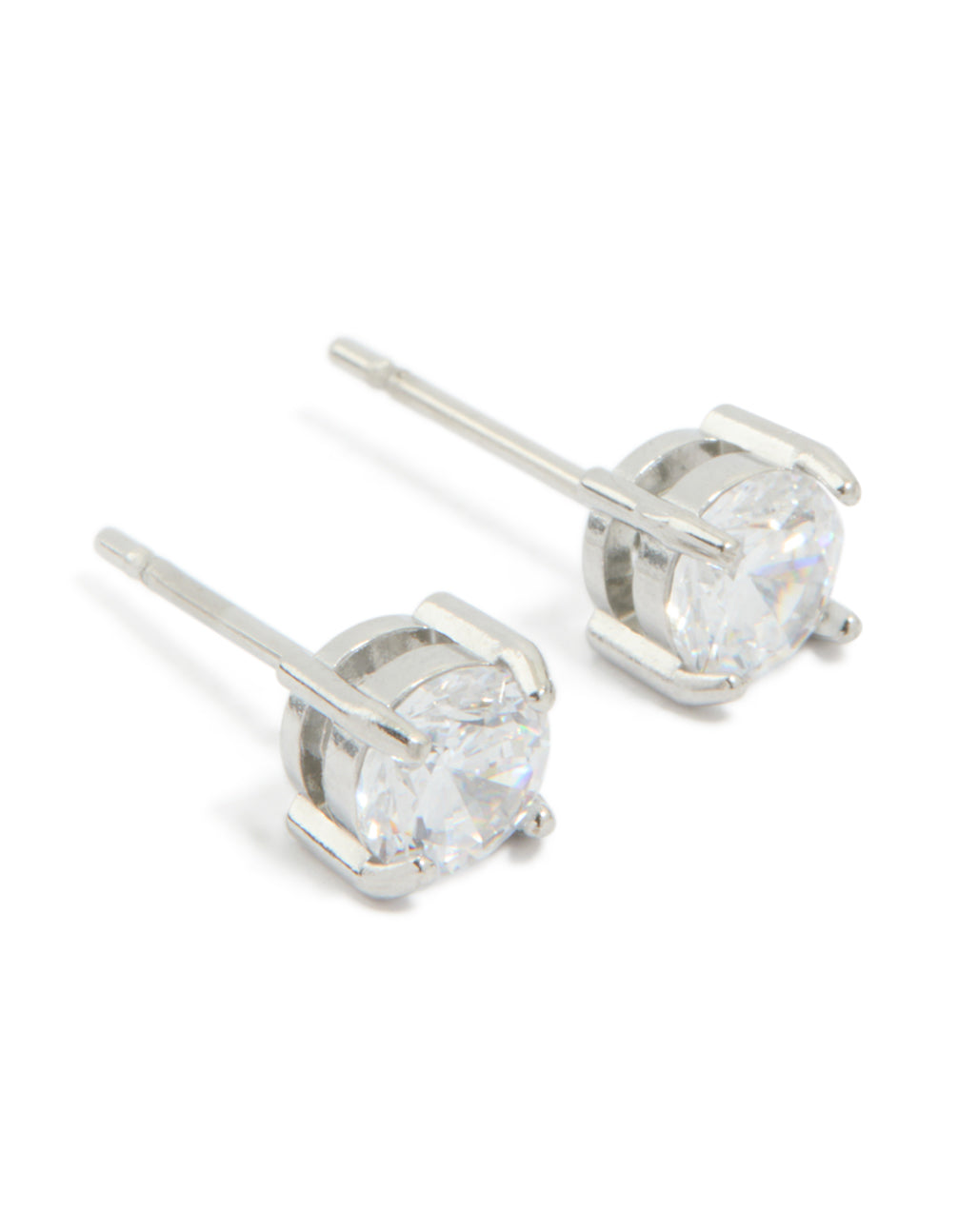 Surgical Steel 5mm Prism Stud Earrings