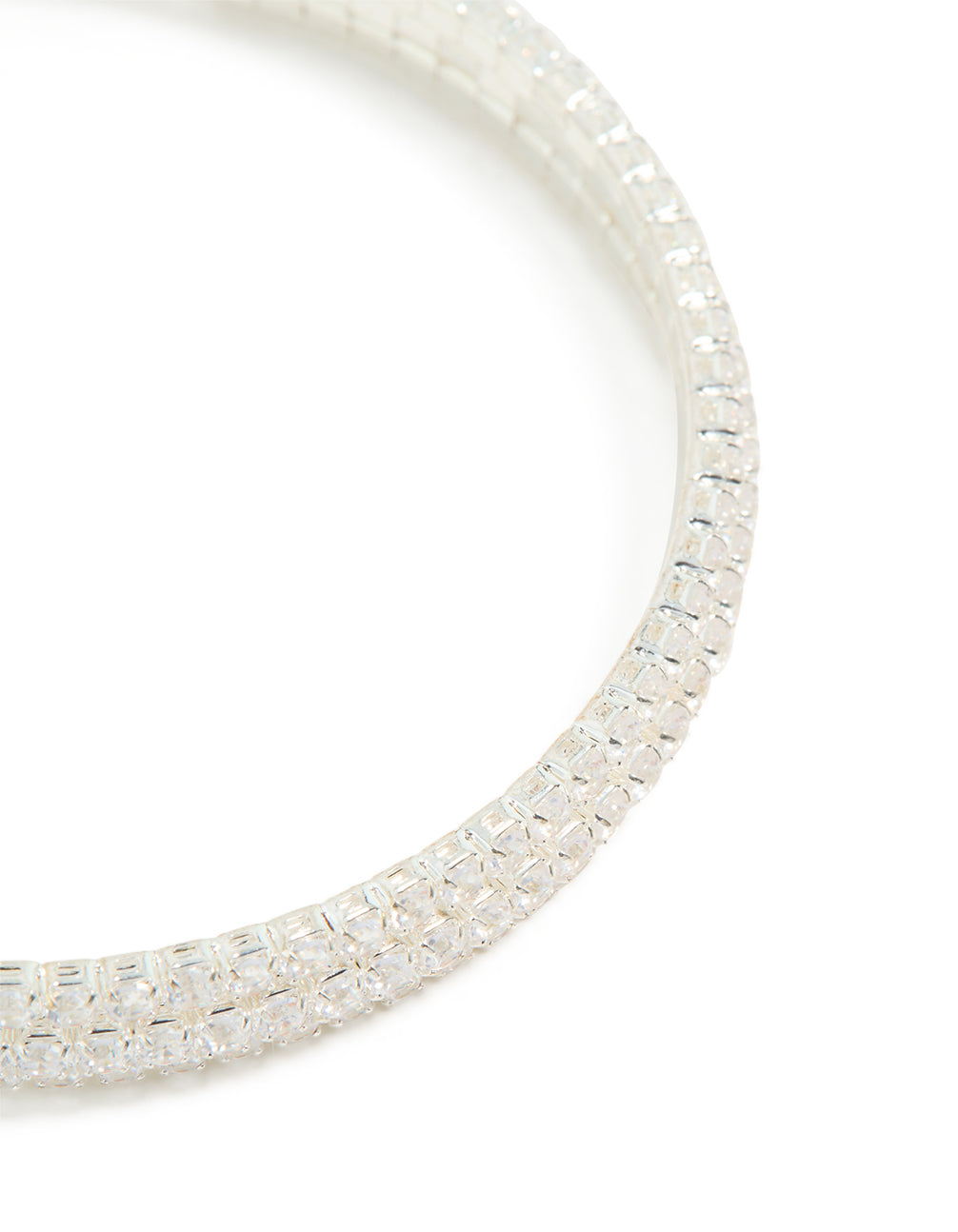 Silver Plated Cupchain Wrap Bracelet