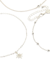 Silver Celestial Choker Necklace 6-Pack - link has visual effect only