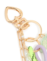 Cherry & Rope Hope Key Chain - link has visual effect only