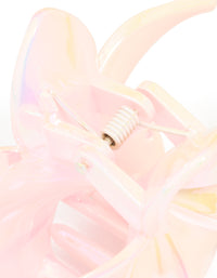 Iridescent Pearised Frangipani Claw Clip - link has visual effect only