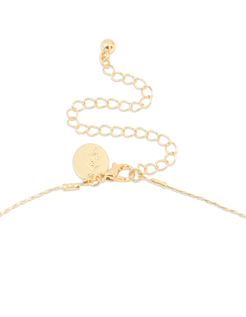 Gold Plated Freshwater Pearl Station Necklace