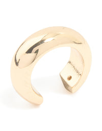 Gold Plated Thick Small Single Ear Cuff - link has visual effect only
