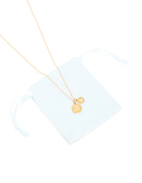 Waterproof Gold Plated Stainless Steel Compass Pendant Necklace - link has visual effect only