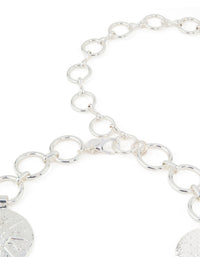 Silver Celestial Sun Linked Belt - link has visual effect only