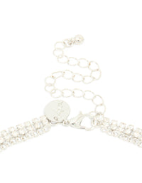 Silver Diamante Princess Statement Necklace - link has visual effect only