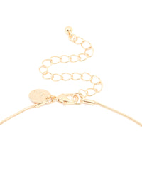 Gold Baby Pebble Necklace - link has visual effect only