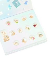 Kids Blue Gold Charm Bracelet 12-Day Advent Calendar - link has visual effect only
