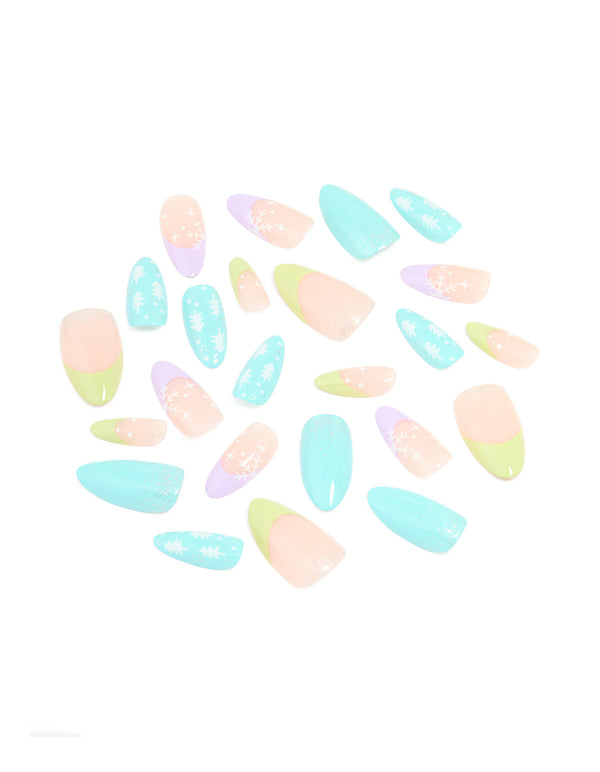 Pastel Star French Press-On Nail Set