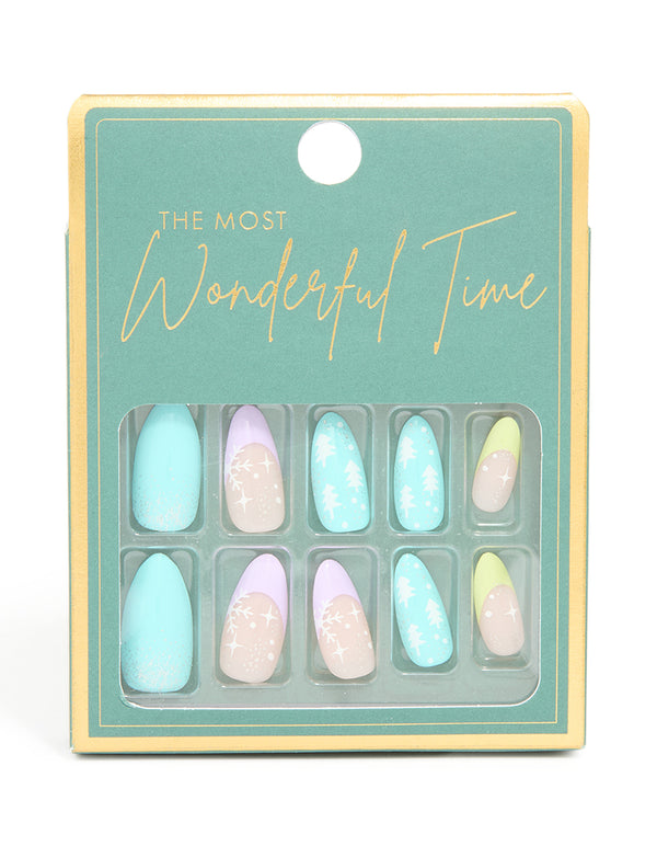 Pastel Star French Press-On Nail Set