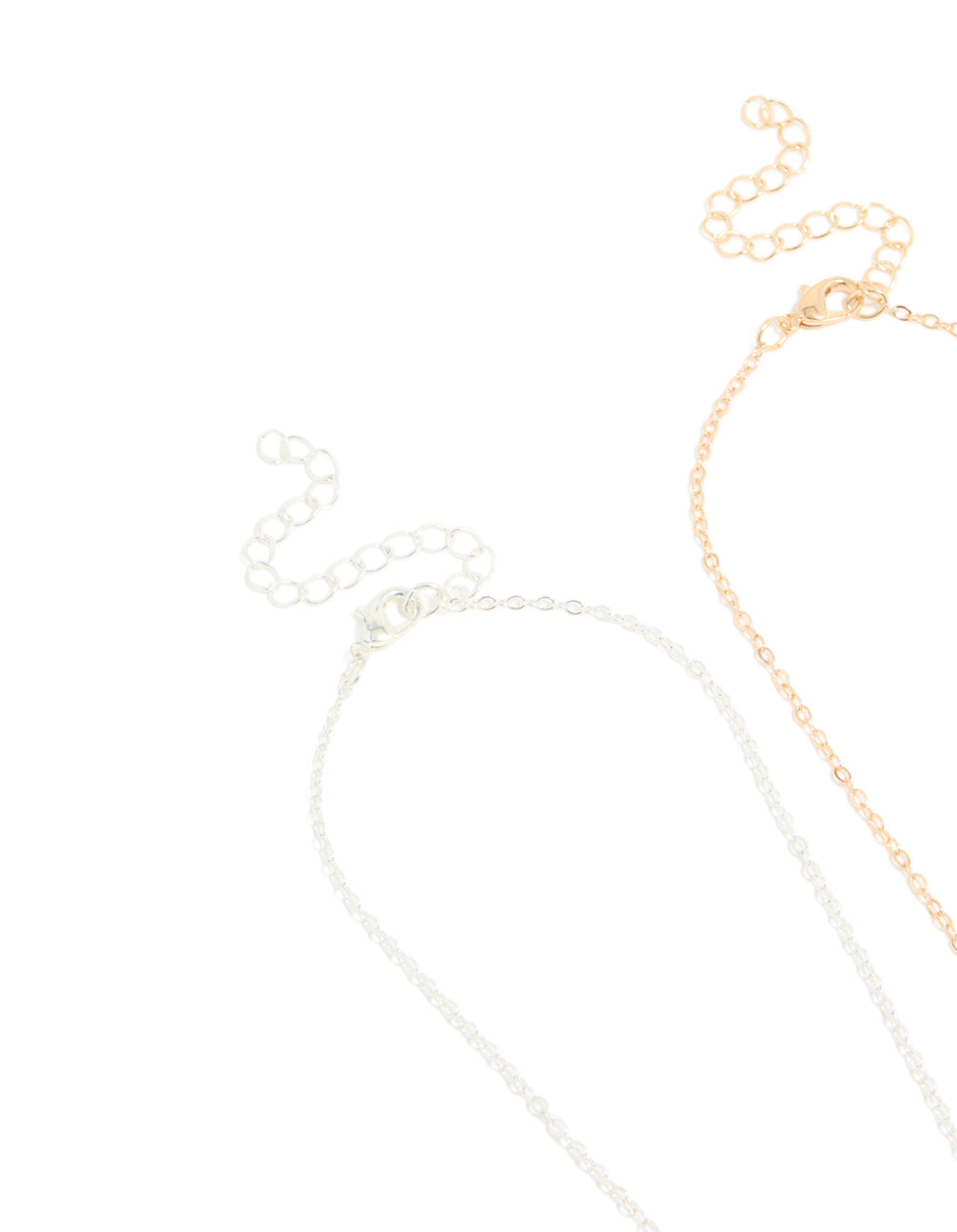 Kids Gold & Silver Cat Mood BFF Necklace Pack