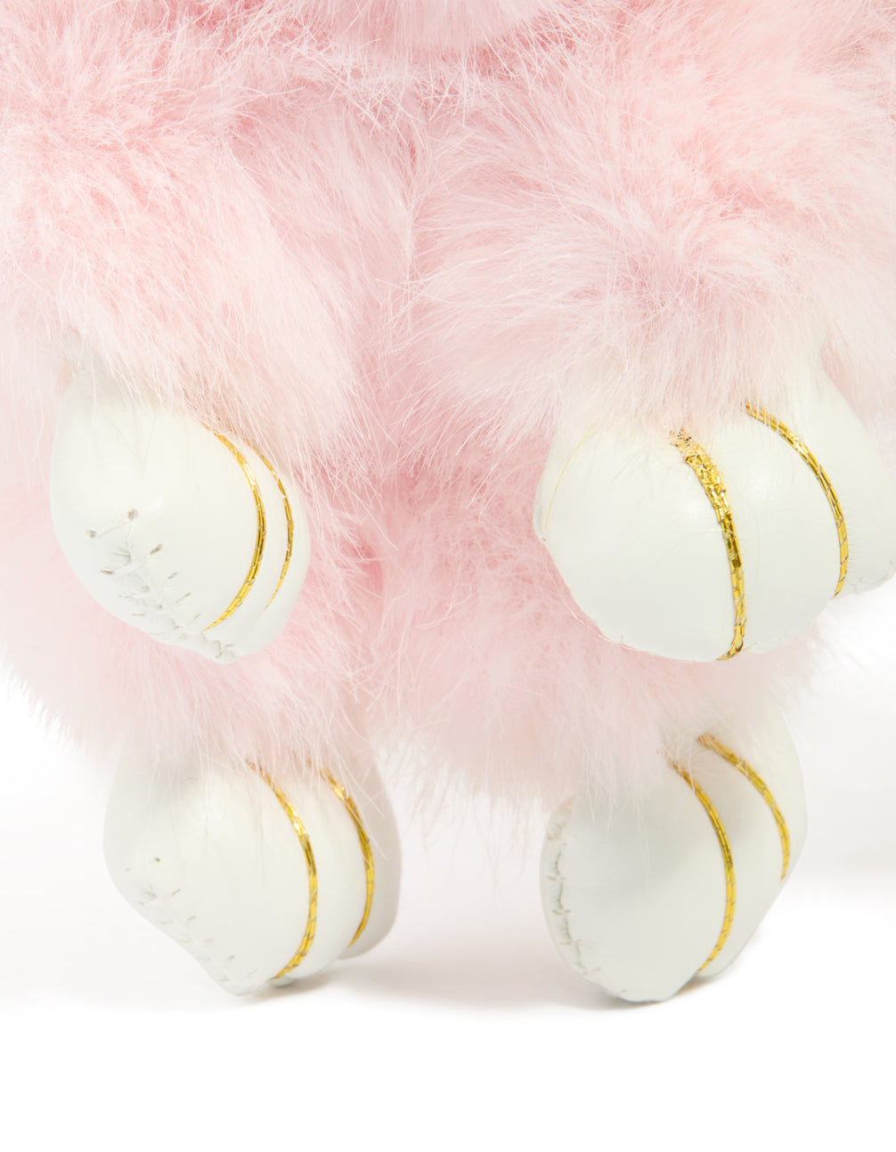 Kids Pink Fabric Bunny Key Chain