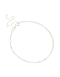 Sterling Silver Cubic Zirconia Tiny Tennis Bracelet - link has visual effect only