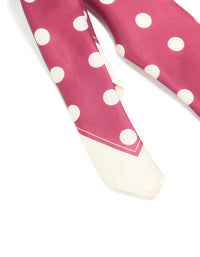 Red & White Polka Dot Print Fabric Scarf - link has visual effect only