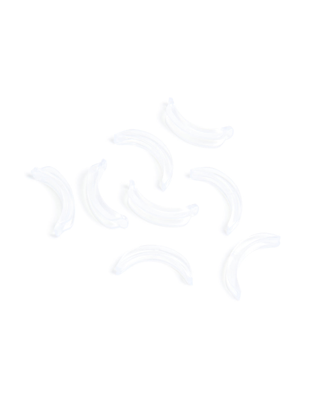Slim Clear Ring Adjusters 8-Pack