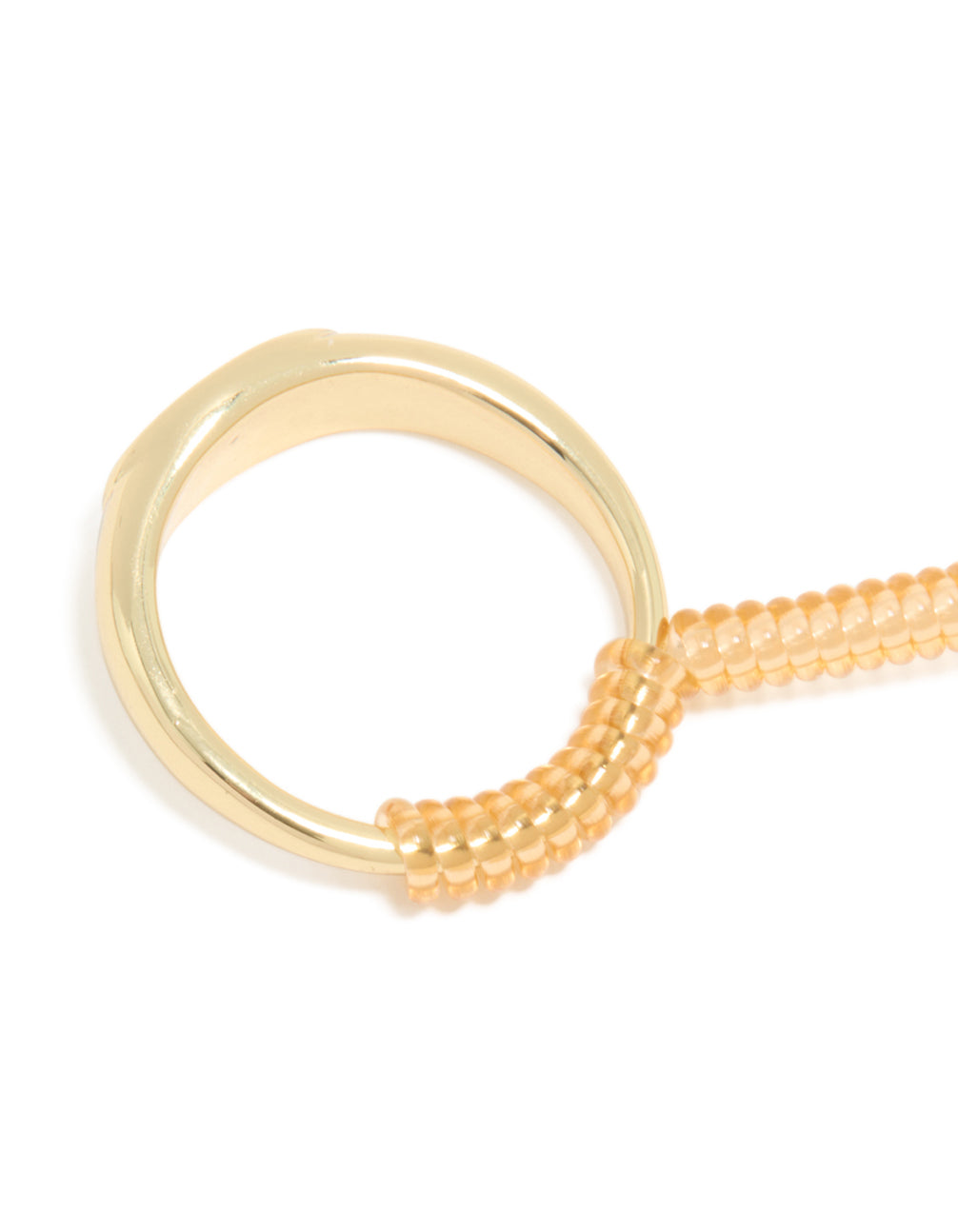 Gold Spiral Ring Adjuster