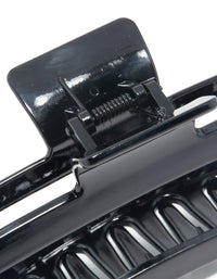 Black Coated Shiny Extra Large Claw Clip - link has visual effect only