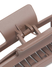 Brown Coated Large Claw Clip - link has visual effect only
