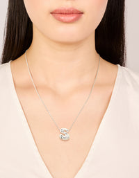 Waterproof Stainless Steel Large Bubble Letter S Necklace - link has visual effect only