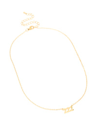 Waterproof Gold Plated Stainless Steel Angel Number 222 Necklace - link has visual effect only