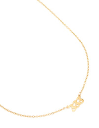 Waterproof Gold Plated Stainless Steel Angel Number 333 Necklace - link has visual effect only