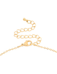 Waterproof Gold Plated Stainless Steel Angel Number 444 Necklace - link has visual effect only