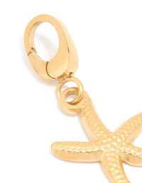 Gold Starfish Charm - link has visual effect only