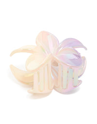 Iridescent Pearlised Tropical Claw Clip - link has visual effect only
