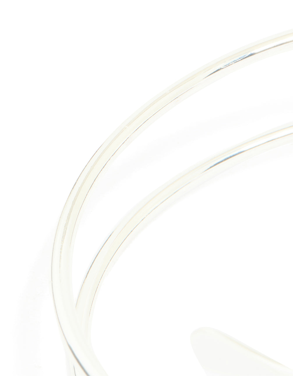 Silver Plated Textured Wrap Arm Cuff