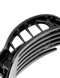 Black Large Skinny Oval Hair Claw Clip - link has visual effect only