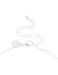 Silver Plated Cubic Zirconia Lovely Pear Drop Necklace - link has visual effect only