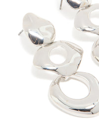 Silver Open Orb Drop Earrings - link has visual effect only