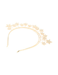Gold Diamante Star Headband - link has visual effect only