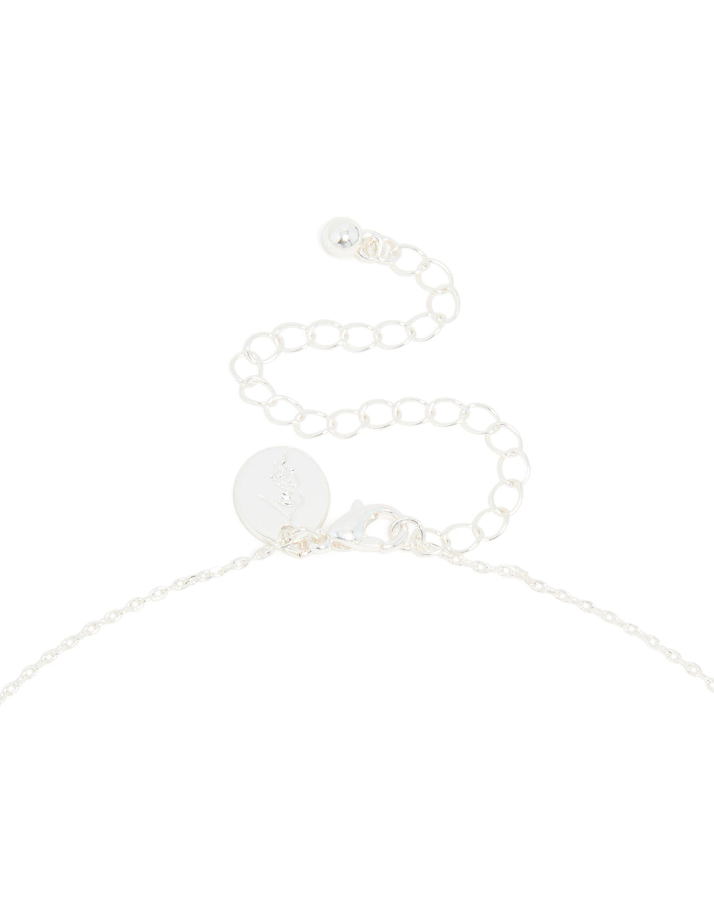 Silver Plated Cubic Zirconia & Freshwater Pearl Dainty Y-Necklace