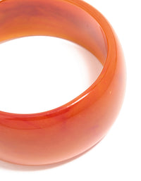 Red Acrylic Statement Bangle - link has visual effect only