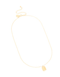 Waterproof Gold Plated Stainless Steel Flower April Daisy Necklace - link has visual effect only