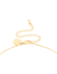 Waterproof Gold Plated Stainless Steel May Green Cubic Zirconia Birthstone Necklace & Earrings Set - link has visual effect only