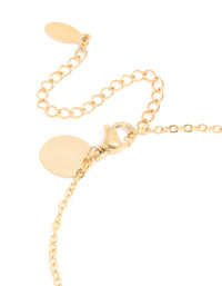 Waterproof Gold Plated Stainless Steel Cubic Zirconia Pisces Zodiac Sign Bracelet - link has visual effect only