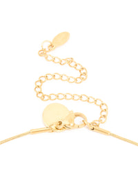 Waterproof Gold Plated Stainless Steel Threaded Ball Necklace - link has visual effect only